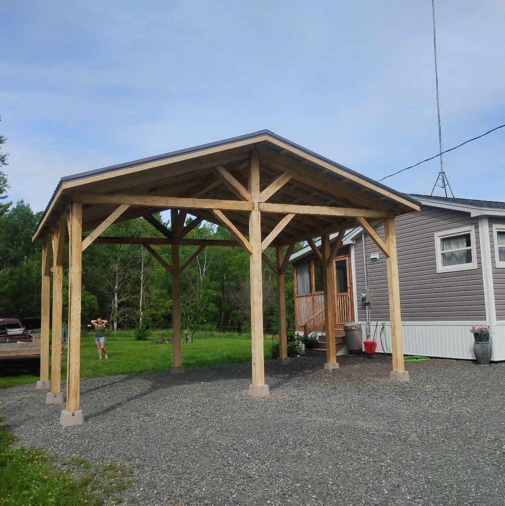 Completed small building project