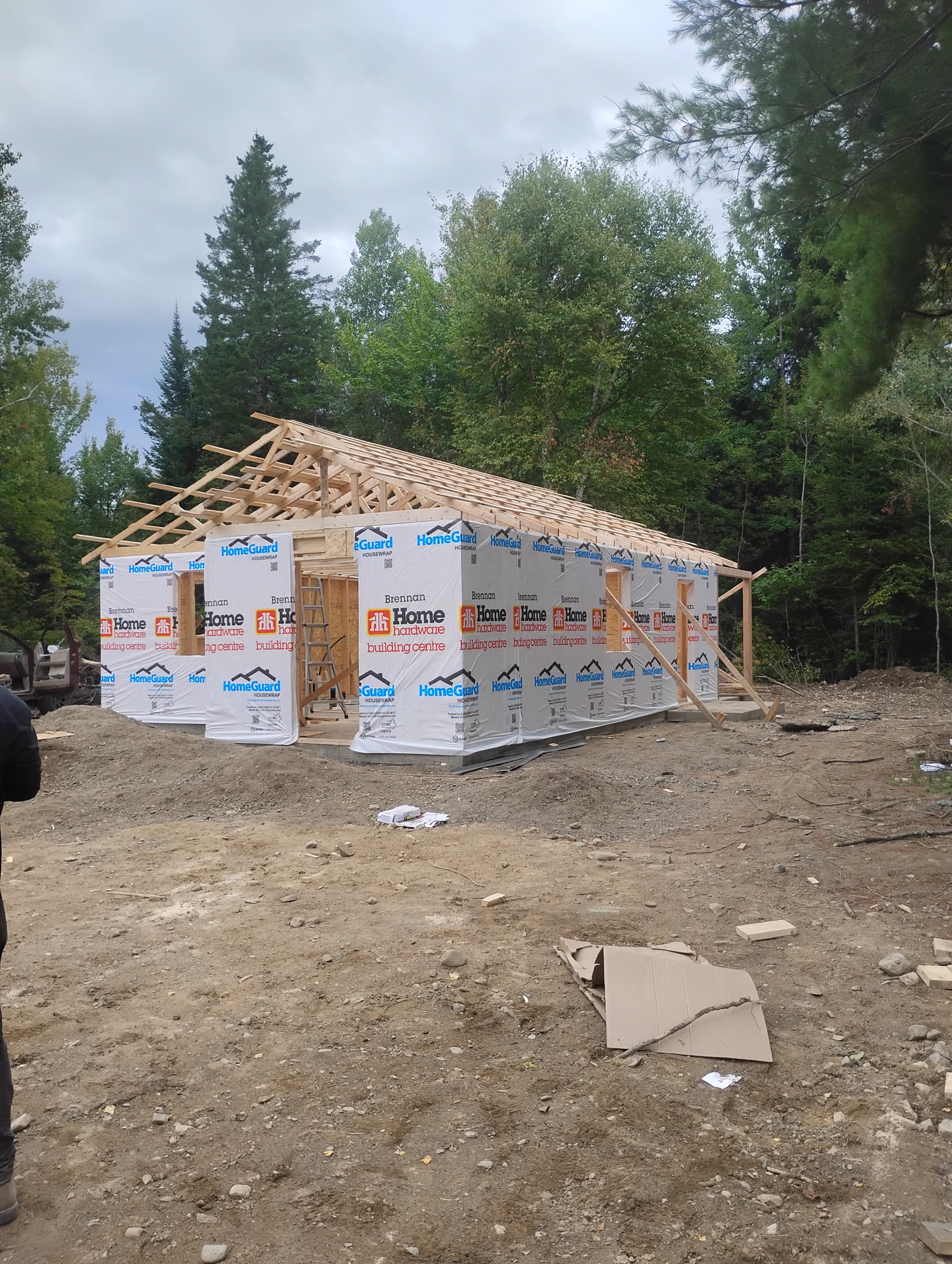 House deck and porch addition